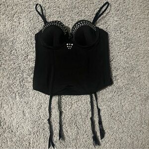 Vintage Y2K True Desire Black Corset